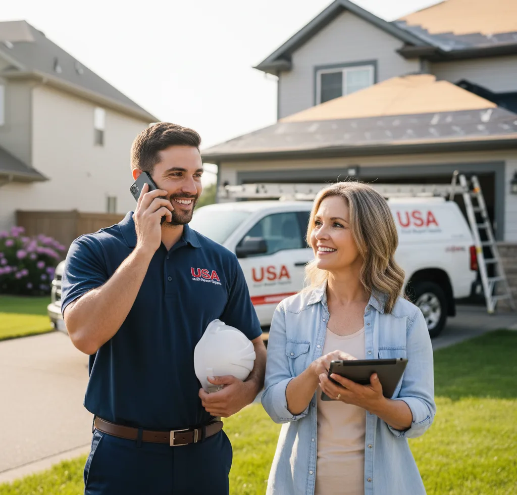 USA Roof Repair Experts customer support in Reading